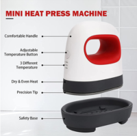 Presse à Chaud Portable Mini, Outil de Sublimation Manuel pour Petits Projets, Personnalisation de Chapeaux, Chaussures, Chaussettes, Imprimante Vinyle HTV