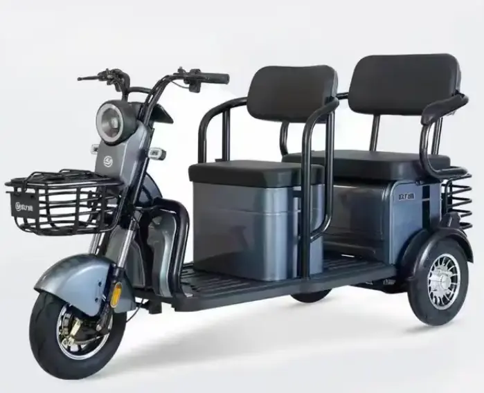 2023 tianying nóng bán 650W E xe kéo Tuk tuk điện ba bánh chở hàng Trike người lớn 3 bánh xe đạp Trike ba bánh cho hành khách