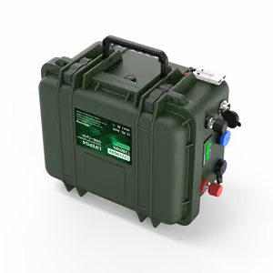 CERRNSS可充电12v dc电池组105ah 200ah防水24伏电池电动皮划艇便携式电池盒