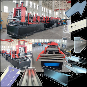 Máquina formadora automática de rollos <span class=keywords><strong>C</strong></span> Purlin Metal CZ Channel Purlin Dos en uno Purlin Máquina para fabricar perfiles Máquina para fabricar azulejos - Product Image 2