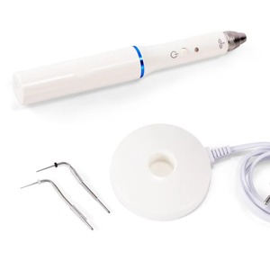 Stylo chauffant dentaire en métal, système d'obturation électrique sans fil pour gutta-percha, stylo chauffant endodontique avec 2 pointes chauffantes - Product Image 5