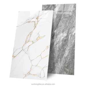 Fornitura di fabbrica moderna Foshan pietra oro lucido Texture 60x120 Carreaux De Sol in marmo ceramica modello pavimento piastrelle Carreaux - Product Image 1