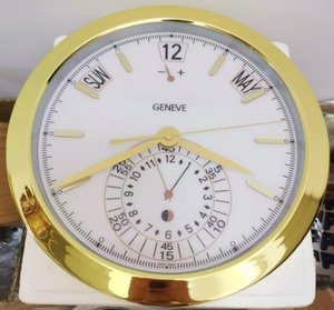 Horloge murale décorative de luxe en gros, montre-bracelet à quartz analogique, <span class=keywords><strong>salon</strong></span>, simple face, classique, aiguille lumineuse, horloge murale - Product Image 6