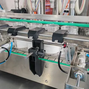 Machine de remplissage automatique de bouteilles en verre de beurre d'arachide