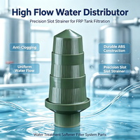 Diffuseur de Précision Durable en ABS pour Distributeur d'Eau, Filtre Supérieur et Inférieur à Haut Débit Anti-Colmatage 500L/Heure pour Sable de Quartz