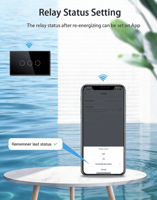 Interrupteur intelligent sans fil XZJ avec écran tactile mural, télécommande Wifi, compatible Tuya, produits électriques, interrupteur intelligent, interruptor inteligente