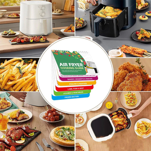 Fresa <span class=keywords><strong>ad</strong></span> <span class=keywords><strong>aria</strong></span> fresa foglio di cucina magnetico Cheat Sheet, libretto di guida, libri di cucina accessori istantanei forno pentola Temp tabella dei tempi - Product Image 4