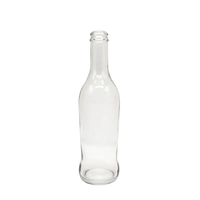 Vente en gros Incassable clair Bouteille de boisson gazeuse en verre de haute qualité 280ml en liège scellé pour le stockage de la tequila et de l'alcool