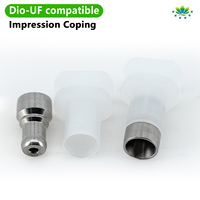 Dio-UF Implant Impression Coping Transfer Closed Tray Technique Metal Transfer Coping Multi-Unit Butée pour la guérison et la numérisation