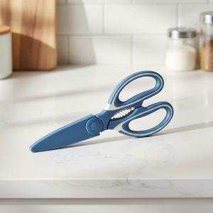 Ciseaux de cuisine en acier inoxydable personnalisés, neufs, multi-usages, robustes, avec étui de protection, ultra-affûtés, poignée souple en plastique - Product Image 3