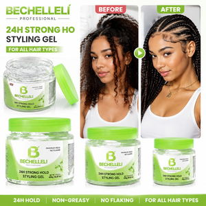 Gel coiffant hydratant bio professionnel OEM/ODM <span class=keywords><strong>sans</strong></span> rinçage, forte tenue, pour contrôle des bords des cheveux 4C, MOQ - Product Image 2
