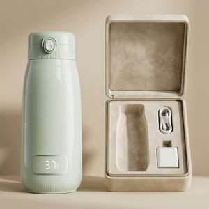 Scaldabiberon Portatile di Lusso da 16000mAh, Set Regalo, Ricarica Rapida 36W, Scaldalatte in Acciaio Inox 316 con Confezione Premium Personalizzata - Product Image 1