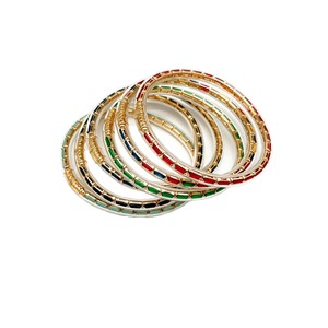 Hot Selling Shiny Rhinestone Bangle <b>Bracelets</b> Multi Color <b>Crystal</b> Wristband Summer Versatile Luxury Women Hand Jewelry - Product Image 3