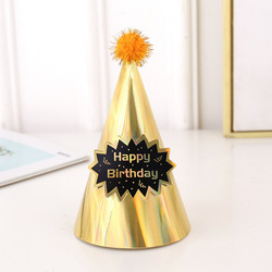 Sombrero de cumpleaños personalizado, suministros de fiesta, precio al por mayor - Product Image 6