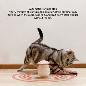 Bâton de chat électrique rotatif avec batterie rechargeable USB pour l'exercice, la poursuite et l'entraînement de l'intelligence des chatons, jouet robuste pour animaux de compagnie - Product Image 2