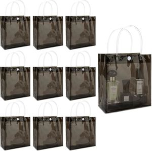 Bolsas de Regalo Transparentes Pequeñas Personalizadas con Asa, Bolsa de Regalo Reutilizable para Fiestas, Bodas, Cumpleaños, Festivales - Product Image 4
