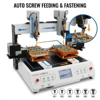 Machine à visser automatique 3 axes haute vitesse avec servomoteur, double plateforme programmable et verrouillage automatique, garantie 1 an pour téléphones et ordinateurs portables