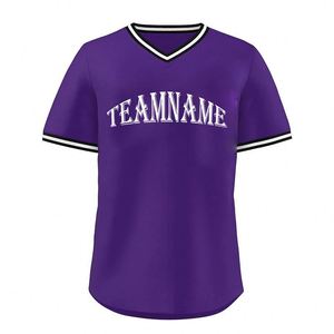High Quality Custom Made Mexico Style Colors Blank <b>Baseball</b> Jersey for Men - Product Image 6