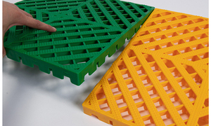 Piso de rejilla de plástico entrelazado para garaje de coche - Product Image 6