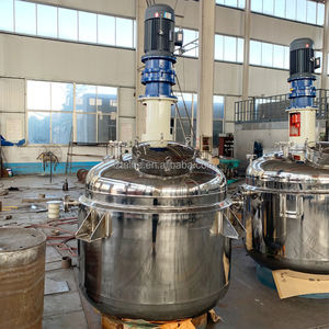 سعر خزان خلط كيميائي صناعي من الفولاذ المقاوم للصدأ بسعة 50 لتر، 100 لتر، 500 لتر، 1000 لتر، 5000 لتر، 10000 لتر مع غلاف حراري ومحرك تقليب - Product Image 2