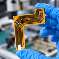 Câble plat flexible OEM FFC FPC PET PI, option pas de 0,5 mm, ENIG OSP RoHS REACH pour connexion d'écran LCD