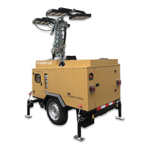 Tour d'éclairage <span class=keywords><strong>hydraulique</strong></span> <span class=keywords><strong>portable</strong></span> GTL POWER à moteur diesel 9m avec 4*500W LED, <span class=keywords><strong>générateur</strong></span> Kubota 4LT2000H9Y LED - Product Image 5