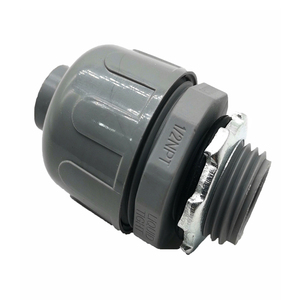 Raccordo diritto impermeabile in PVC non metallico in nylon YOD per installazioni elettriche, connettore per condotti a tenuta stagna - Product Image 1