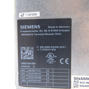 โมดูลเทอร์มินัล TM31 รุ่นใหม่แท้ 6SL30550AA003AA1 แบบดิจิตอลและอนาล็อก IO สำหรับระบบไดรฟ์ SINAMICS S120 - Product Image 4