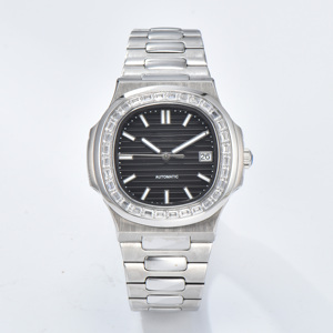Reloj de Cuarzo de Alta Gama para Hombre 8225, Esfera Grande con Escala 3D, Resistente al Agua, Reloj de Pulsera Ejecutivo con Correa de Cuero de Calidad - Product Image 2