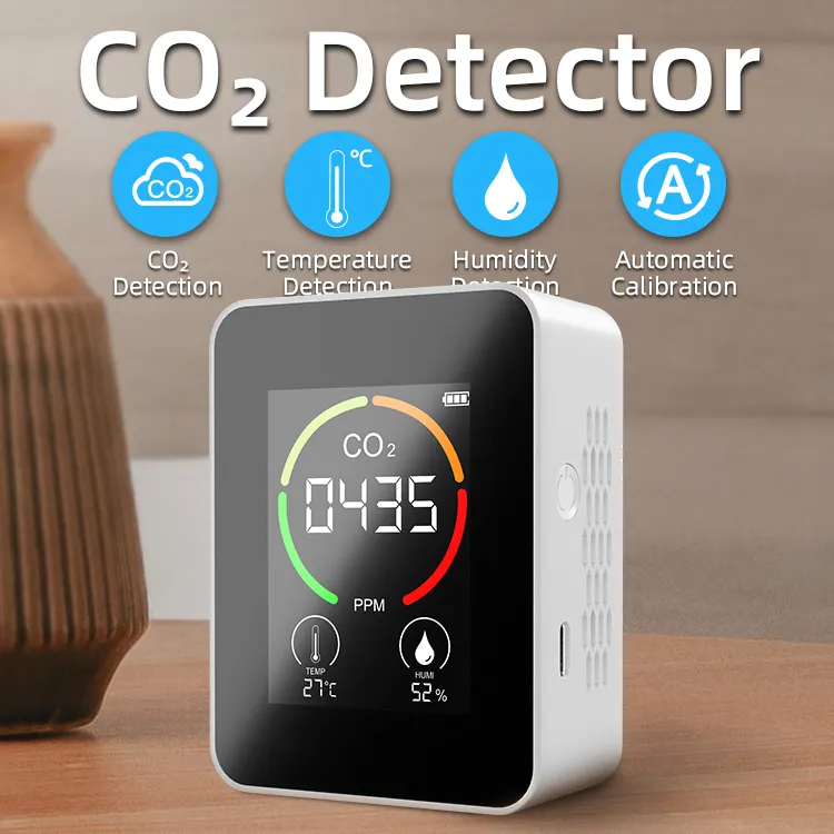 Co2 Smart Wifi Meter Indoor Outdoor Luftqualität monitor Tragbarer Leck De Gas Co2 Detektor