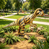 LT-4-91 Psittacosaurus : Modèle de dinosaure robot grandeur nature à démarrage infrarouge pour parcs et attractions, décoration mobile pour parcs urbains, à vendre
