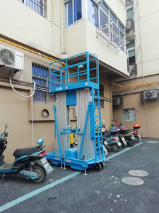 Cột đôi 6M 8M 9m 10m 12M 14m AC hoặc pin điều khiển điện Kính thiên văn di động nâng bàn nền tảng làm việc trên không - Product Image 4