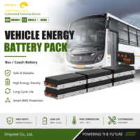 Batterie au lithium haute performance avec BMS intelligent et contrôle LMU pour l'alimentation des bus électriques, des autocars et des engins de construction