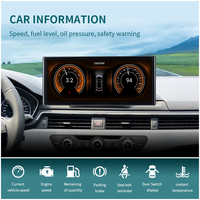 Lecteur multimédia automobile Android Auto 10,25 pouces pour Audi A4/S4/A5/S5 2009-2020, écran CarPlay 12,3 pouces, navigation GPS, amplificateur portable