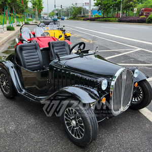 Mini Retro nostaljik araba iki koltuklu Modern mobil araç gezi siyah oto klasik araba son tasarım elektrikli - Product Image 5