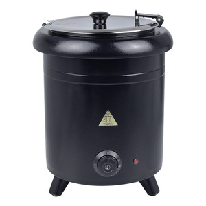 Réchauffeur de bouilloire à soupe en acier inoxydable de qualité commerciale à alimentation électrique avec pot détachable pour les restaurants de grandes réunions de <span class=keywords><strong>famille</strong></span> - Product Image 1