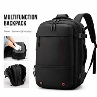 Mochila Desmontable para Portátil Oxford, Bolsa de Negocios de Gran Capacidad, Impermeable para Viajes, con Compresión al Vacío y Cierre de Cremallera