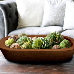 Bols <span class=keywords><strong>à</strong></span> pâte ovales rustiques en bois naturel, récipients <span class=keywords><strong>à</strong></span> bougies pour la fabrication de bougies DIY, décoration de maison de style campagnard et centre de table - Product Image 4