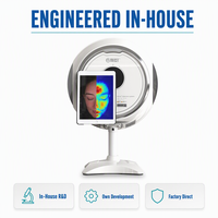 Analyseur de peau facial AI, machine sans fil Wifi avec écran tactile, scanner complet du visage pour salon de beauté, spa, esthéticienne, anti-âge
