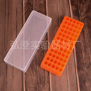 ชั้นวางหลอดเหวี่ยงแบบ 60 หลุม ยี่ห้อ Hongbolai แบบสองด้าน พร้อมฝาปิด สำหรับหลอดขนาด 0.5 มล. 1.5 มล. 2 มล. - Product Image 3