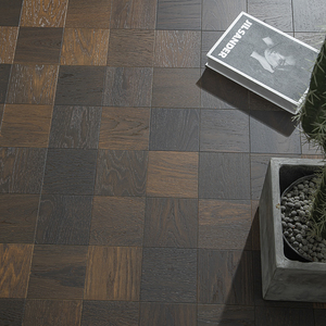 <span class=keywords><strong>Parquet</strong></span> en chêne multicouche mosaïque Versailles moderne européen pour intérieur, système de pose à clipser, épaisseur 15 mm, idéal pour salle de bain - Product Image 4