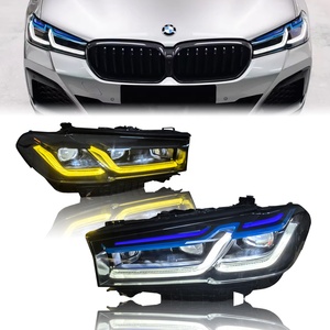Faro a LED CCTC Modificato Stile M5 per <span class=keywords><strong>BMW</strong></span> <span class=keywords><strong>Serie</strong></span> 5 G30 G38 F90 LCI 2018-2023, Fanale Anteriore 525i 530i 540i - Product Image 1