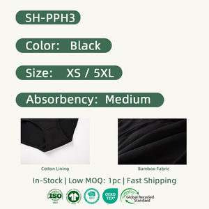 Shanhao OEM <strong>Ladies</strong> High Waist Briefs Postpartum <strong>Panties</strong> Organic Cotton Physiological Underwear Women's Heavy Flow Period <strong>Panties</strong> - Product Image 2