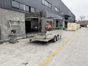 Remolque de Comida Móvil ACB para Helados con Construcción de Fibra de Vidrio y Aluminio, Cocina y Baño Completamente Equipados para Venta al Aire Libre - Product Image 3