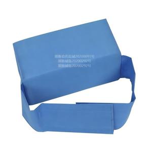 Coussin de positionnement des jambes bleu pour la rééducation, support pour les jambes, utilisation au lit - Product Image 1