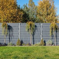 Bande de protection visuelle en polyrotin, bande de clôture, résistance aux UV, 19 cm x 2,55 m, bande de clôture en PVC