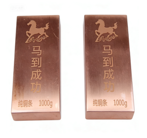 ทองแดงแท่งบริสุทธิ์สูง 99.9% น้ำหนัก 1 กิโลกรัม รับบริการเชื่อม ตัด งอ ขึ้นรูปตามแบบที่ต้องการ รูปทรงหกเหลี่ยม - Product Image 5