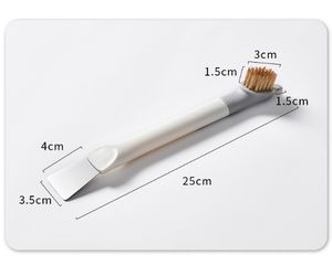 Cepillo limpiador de ranuras para estufas de cocina, kit de limpieza de juntas con cerdas duras de alambre, mango de acero, nailon y plástico para limpieza del hogar - Product Image 2
