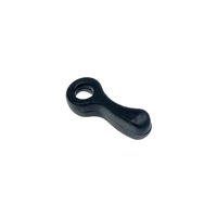 Mini-cloche de sécurité classique en plastique de 3 mm, étanche, avec cordon de serrage et boucle pour sacs à fermeture éclair et accessoires vestimentaires