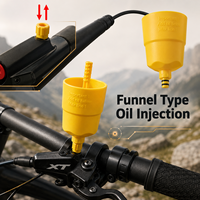 Outil d'entretien simple pour vélo VXM avec huile de frein et huileur à faible résistance, outil de réparation de vélo facile à utiliser pour VTT et vélos de route